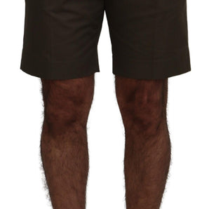 Dolce &amp; Gabbana Elegant Green Cotton Chino Shorts