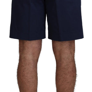 Dolce &amp; Gabbana Elegant Blue Chino Shorts – Regular Fit