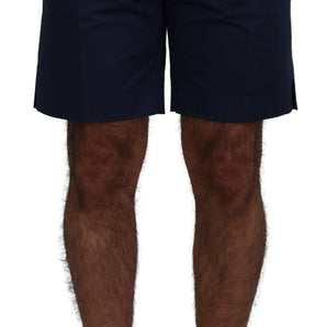 Dolce & Gabbana Elegant Blue Chino Shorts – Regular Fit