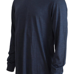 Dolce &amp; Gabbana Sophisticated Silk Polo Sweater in Blue