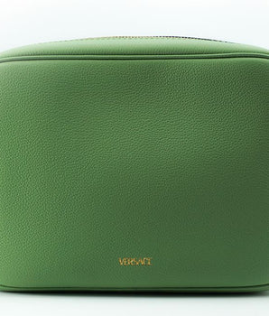Versace Mint Green Calf Leather Camera Shoulder Bag