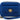 Versace Elegant Blue Calf Leather Camera Case Bag