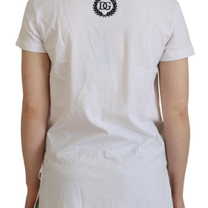 Dolce & Gabbana Elegant White Cotton Top Tee