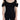 Dolce & Gabbana Black Tank Top Blouse Tassle Cotton Blouse