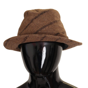 Dolce &amp; Gabbana Elegante sombrero Fedora de ala ancha