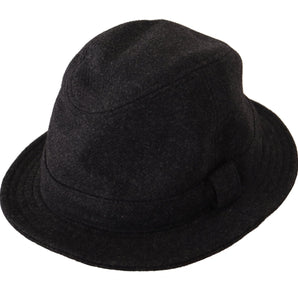 Dolce & Gabbana Elegant Gray Trilby Hat in Wool and Cashmere