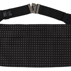 Dolce &amp; Gabbana Elegant Silk Polka Dot Cummerbund