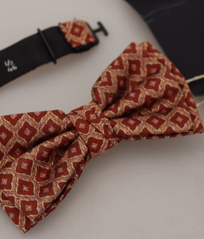 Scotch & Soda Multicolor Silk Adjustable Neck Papillon Men Bow Tie