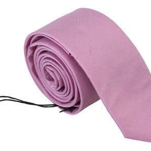 Corbata de hombre Daniele Alessandrini de seda elegante en rosa