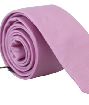 Daniele Alessandrini Pink Classic Men Necktie Accessory Silk Tie