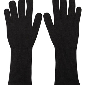 Dolce & Gabbana Elegant Silk Blend Winter Gloves