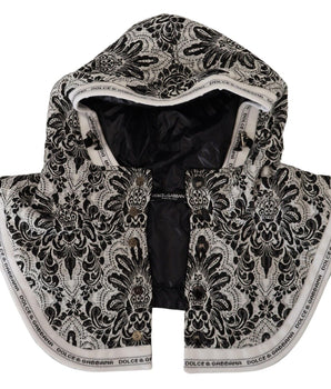 Dolce & Gabbana White Floral Whole Head Wrap One Size Cotton Hat