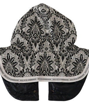 Dolce & Gabbana White Floral Whole Head Wrap One Size Cotton Hat