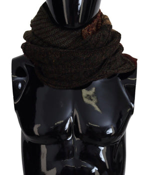 Dolce & Gabbana Multicolor Knitted Men Neck Wrap Shawl Scarf