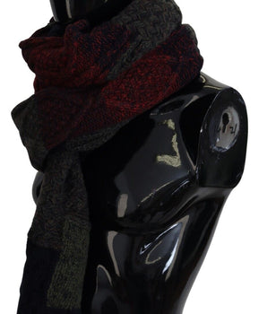 Dolce & Gabbana Multicolor Knitted Men Neck Wrap Shawl Scarf