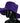 Dolce & Gabbana Purple Silk Stretch Top Hat