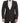 Dolce & Gabbana Black Brown Stripes Single Breasted Blazer