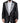 Dolce & Gabbana Black Sequined Cow Pattern Nylon Blazer