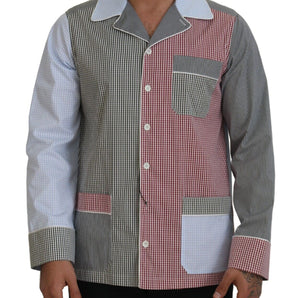 Dolce &amp; Gabbana Multicolor Cotton Button-Down Sleepshirt