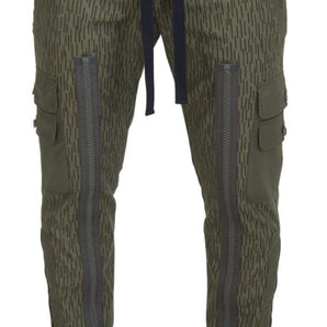 Dolce &amp; Gabbana Elegant Green Cotton Blend Pants