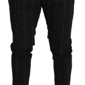 Dolce &amp; Gabbana Elegantes pantalones de sastre negros