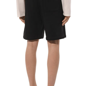 Comme Des Fuckdown Sleek Cotton Bermuda Shorts with Logo Detail