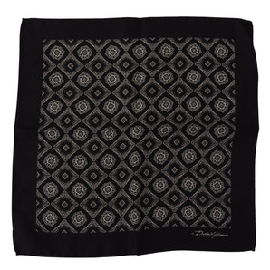 Dolce & Gabbana Elegant Geometric Silk Square Scarf