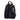 Marc Jacobs Signet Medium Black Logo Printed Leather Shoulder Backpack Bookbag