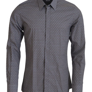 Dolce &amp; Gabbana Elegant Slim Fit Formal Cotton Shirt