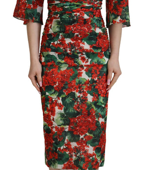 Dolce &amp; Gabbana Vestido tubo con estampado floral encantador