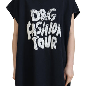 Dolce &amp; Gabbana Elegant Cotton Round Neck Tee with Print