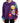Dolce & Gabbana Purple Floral Print Pullover  Cotton Sweater