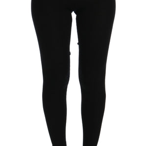 Dolce &amp; Gabbana Elegant Black Cashmere Pants