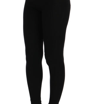 Dolce &amp; Gabbana Elegantes pantalones de cachemira negros