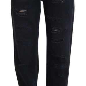 Dolce & Gabbana Chic Black Denim Pants - Elevate Your Wardrobe