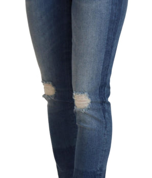 Dolce &amp; Gabbana Elegantes pantalones vaqueros desgastados – Ropa informal elegante