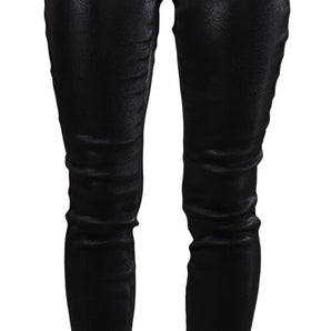 Dolce &amp; Gabbana Elegant Black Denim Pants - Tailored Fit