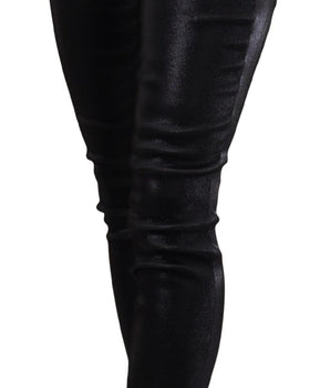 Dolce &amp; Gabbana Elegantes pantalones vaqueros negros - Corte entallado