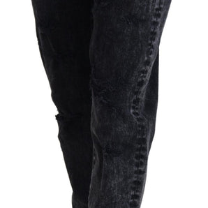 Dolce &amp; Gabbana Elegant Black Denim Pants