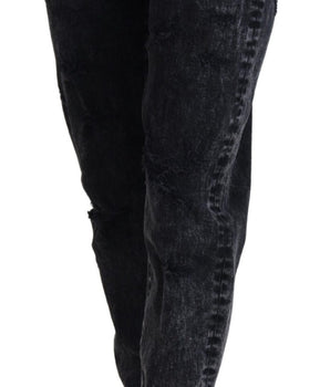 Dolce &amp; Gabbana Elegantes pantalones vaqueros negros