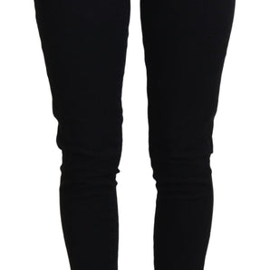 Dolce &amp; Gabbana Elegant Black Denim Pants