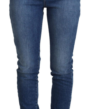 Dolce &amp; Gabbana Elegantes pantalones vaqueros azules - Corte entallado
