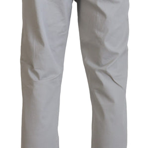 Pantalones Jeckerson elegantes en mezcla de algodón gris