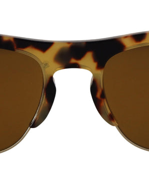 Dolce & Gabbana Brown Gold Acetate Havana DG430A Sunglasses