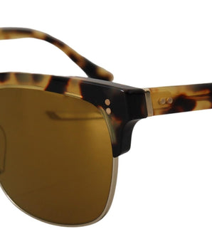 Dolce & Gabbana Brown Gold Acetate Havana DG430A Sunglasses