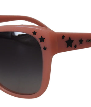 Dolce & Gabbana Pink Acetate Frame Stars Embellishment DG4124 Sunglasses