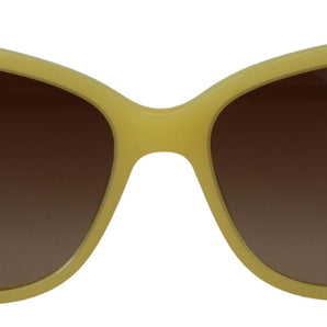 Dolce &amp; Gabbana Gafas de sol elegantes de acetato amarillo degradado