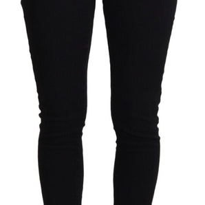 Dolce &amp; Gabbana Elegant Black Denim Pants