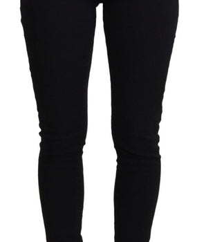 Dolce &amp; Gabbana Elegantes pantalones vaqueros negros