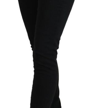 Dolce &amp; Gabbana Elegantes pantalones vaqueros negros
